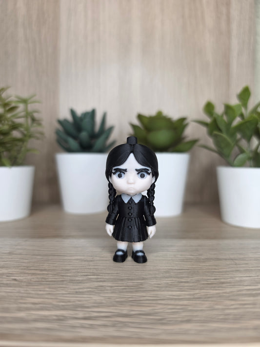Porta-chaves Wednesday Addams