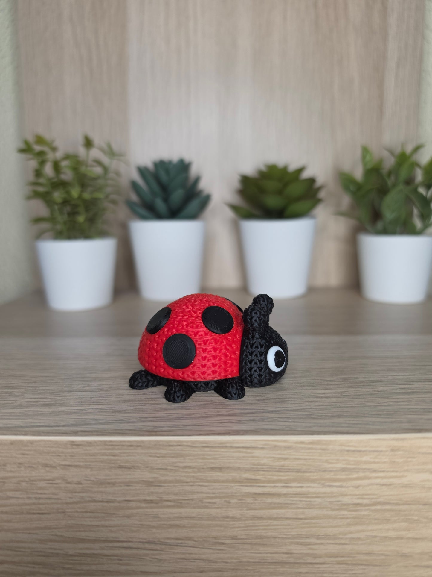 Joaninha | Peça decorativa/Porta-chaves